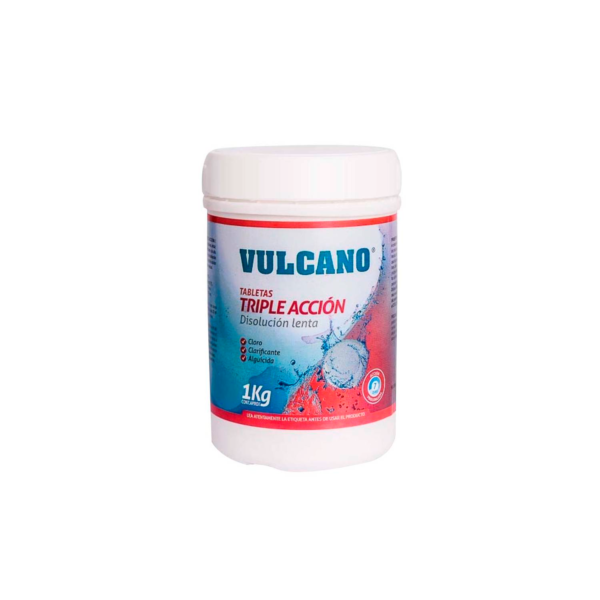 Cloro tableta triple accion  1 kg Vulcano