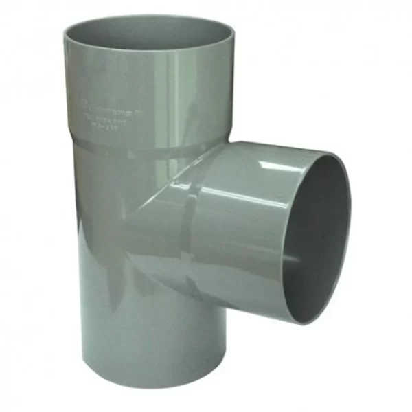 Tee Sanitario gris 110 x 40 mm