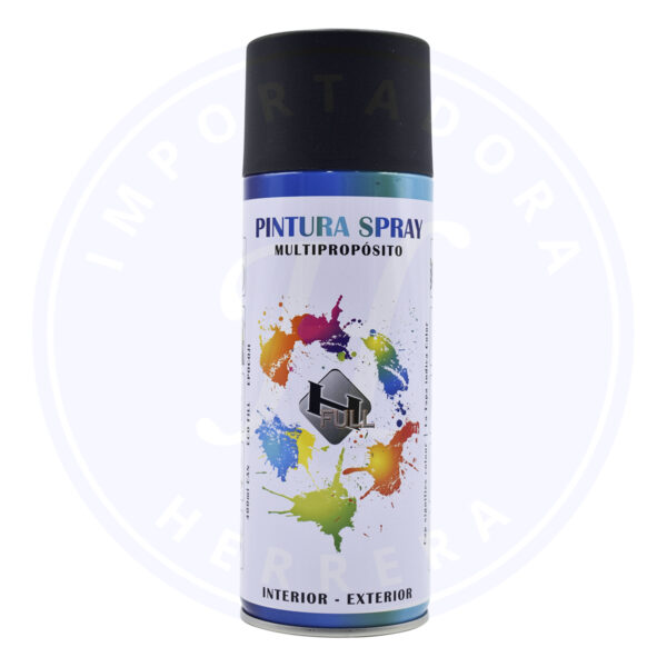 Pintura Spray Negro Mate H&H