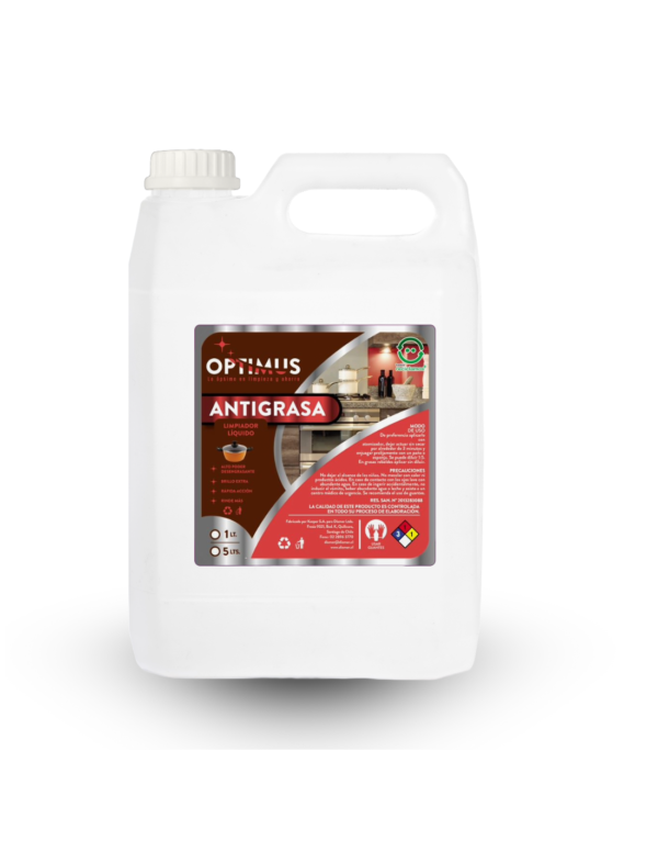 ANTIGRASAS OPTIMUS 5 LITROS