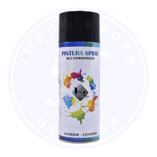 Pintura Spray Negro Brillante H&H