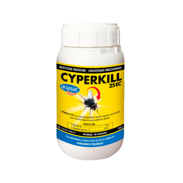 Insecticida Cyperkill 25 EC 250 cc